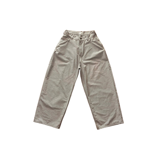 " GUNgham BAGGY TROUSERS "