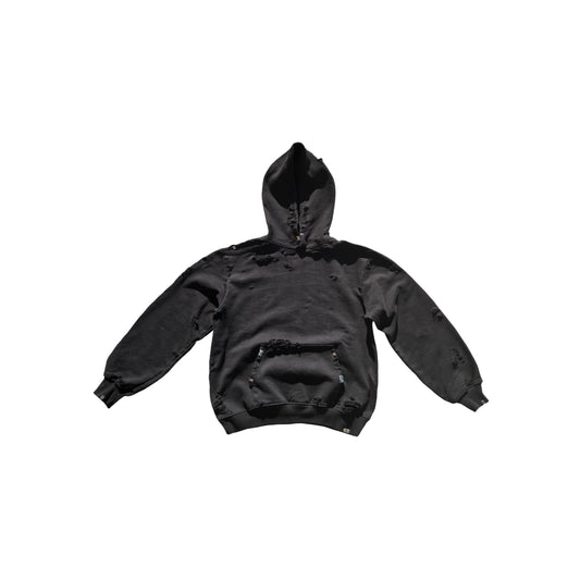 " Clipper black hoodie "