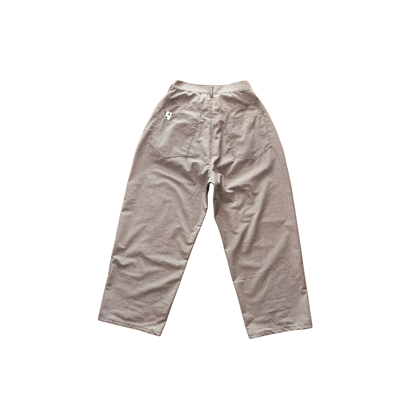 " GUNgham BAGGY TROUSERS "